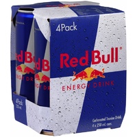 Red Bull Energy Drink 4x250mL
