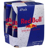 Red Bull Energy Drink 4x250mL