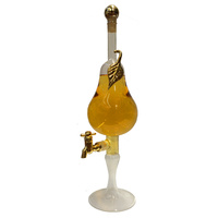 GLASS PEAR WITH TAP           500ML