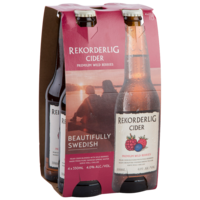 REKORDERLIG WILD BERRY 4% BTL  4x330ML