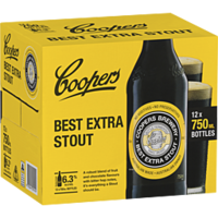 Coopers Stout BTL 12x750mL