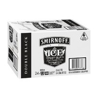 SMIRNOFF ICE DOUBLE BLACK 6.5%  24x300ML