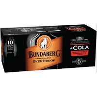 BUNDY OP & COLA 6% 10PK  375ML