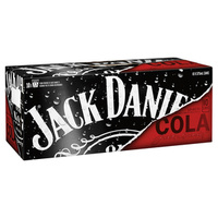 JACK DANIEL'S & COLA 10PK    375ML