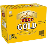 XXXX GOLD CAN         30PK 375ML