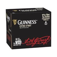 Guinness Stout Long Neck 12x750mL