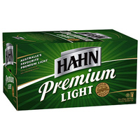 HAHN PREMIUM LIGHT BOTTLES   24x375ML
