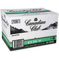 CANADIAN CLUB & DRY        24x330ML