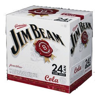 JIM BEAM&COLA 4.8% CUBE  24x375ML