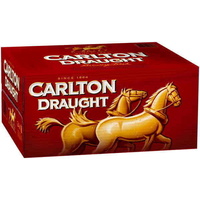 CARLTON DRAUGHT BTL     24x375ML