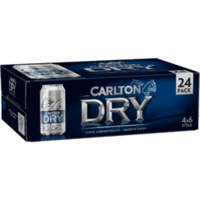 CARLTON DRY  CANS         24x375