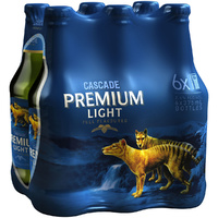CASCADE PREMIUM LIGHT BTL   6x375ML