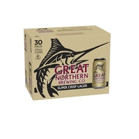 GREAT NORTHERN SUPER CRISP 3.5%      30x375ML