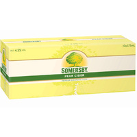 SOMERSBY CIDER PEAR 10PK    375ML