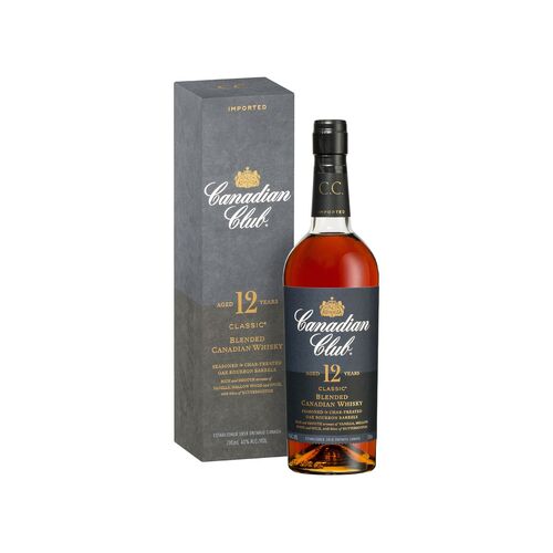 CANADIAN CLUB CLASSIC 12 YEAR OLD WHISKEY 700ML