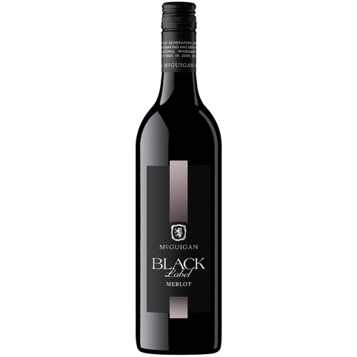 MCGUIGAN BLACK LABEL MERLOT  750ML