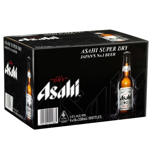 ASAHI SUPER DRY BTL     24x330ML