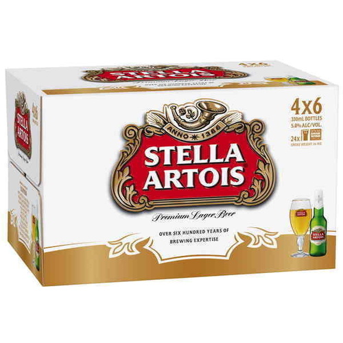 STELLA ARTOIS BTL       24x330ML