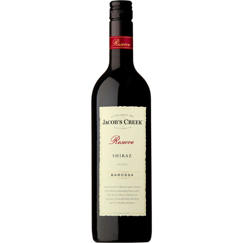 JACOBS CREEK RESERVE SHIRAZ     750ML