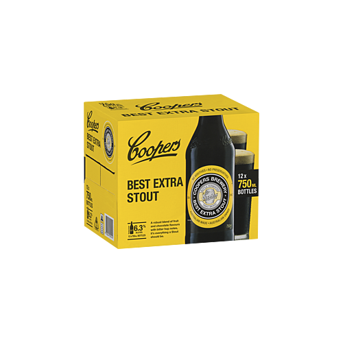 Coopers Stout BTL 12x750mL