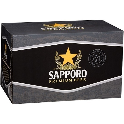 SAPPORO PREM BEER       24x334ML