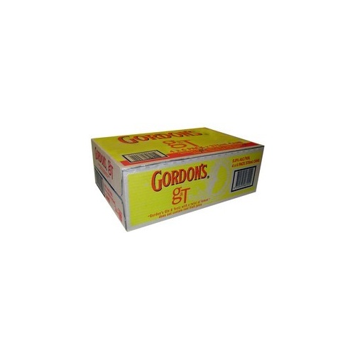 GORDONS GIN&TNC 4.5%  24x375ML