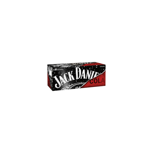 JACK DANIEL'S & COLA 10PK    375ML