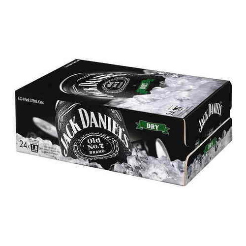 J/DANIEL & DRY CAN    24x375ML