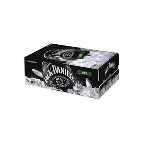 JACK DANIEL'S & DRY CANS  24x375ML