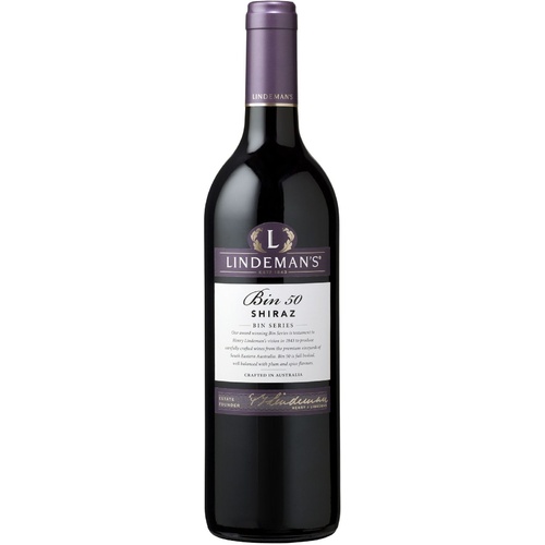 LINDEMANS B50 SHIRAZ          750ML