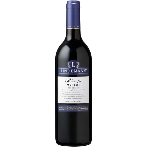 LINDEMANS B40 MERLOT          750ML