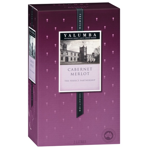 YALUMBA PREM CABERNET MERLOT CASK 2L