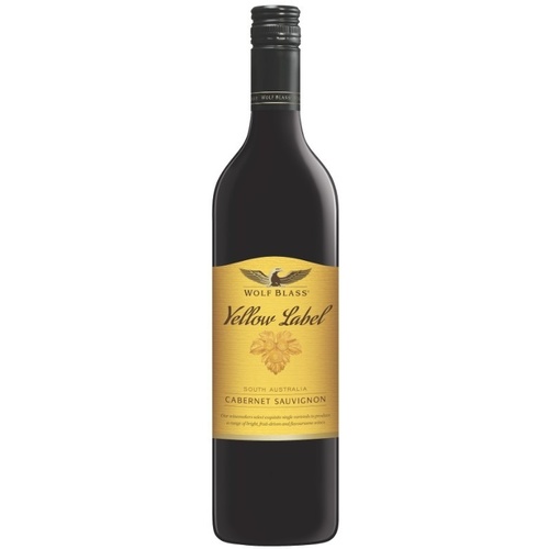 W/BLASS YEL LBL CAB SAUV 750ML