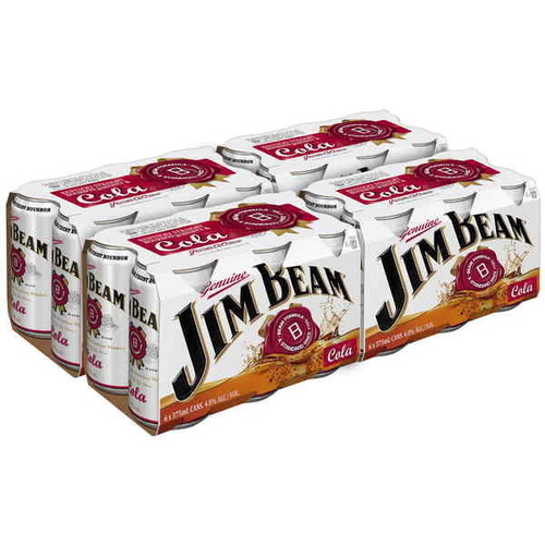 JIM BEAM&COLA 4.8%    24x375ML