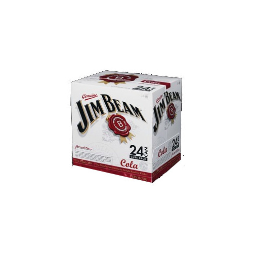 JIM BEAM&COLA 4.8% CUBE 24x375ML