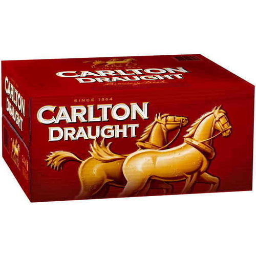 CARLTON DRAUGHT BTL     24x375ML