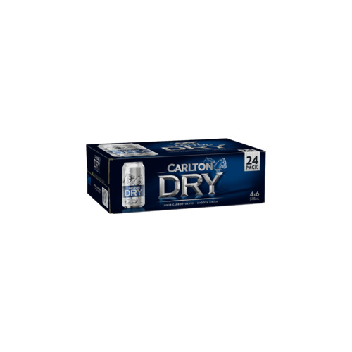 CARLTON DRY  CANS         24x375