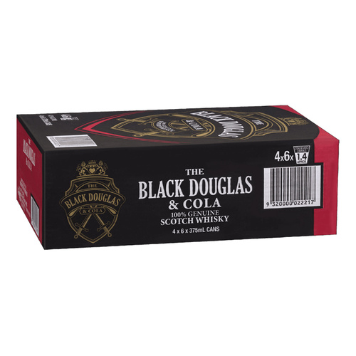 B/DOUGLAS&COLA CAN    24x375ML