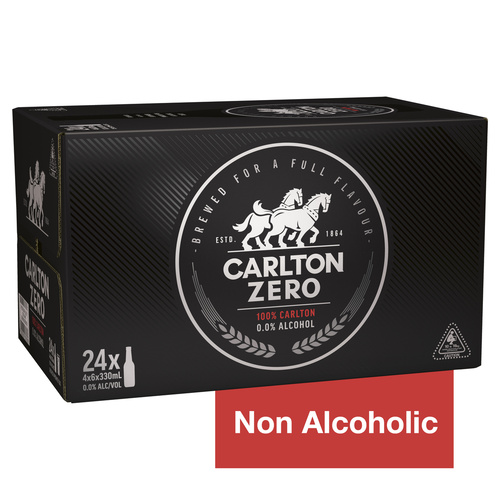 Carlton Zero Non Alcoholic 24x330mL