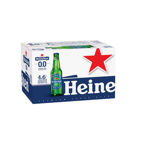 HEINEKEN LAGER ZERO ALCOHOL 24x330ML