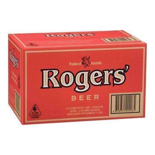 ROGERS BEER BTL       24x330ML