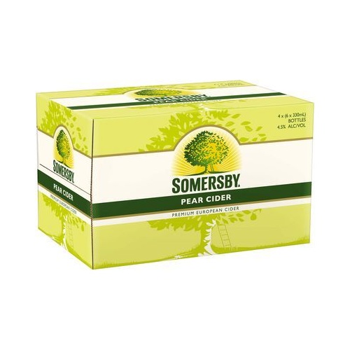 SOMERSBY CIDER PEAR 4.5 24x330ML