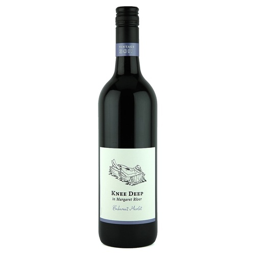 KNEE DEEP CAB MERLOT     750ML