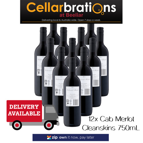 Cleanskin Cabernet Merlot (Cab Merlot Carton) 12x750mL