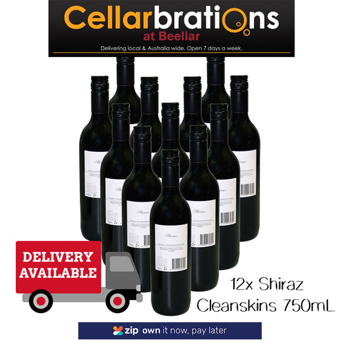 Cleanskin Shiraz (Carton) 12x750mL
